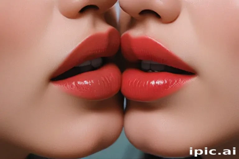 aesthetic kiss
