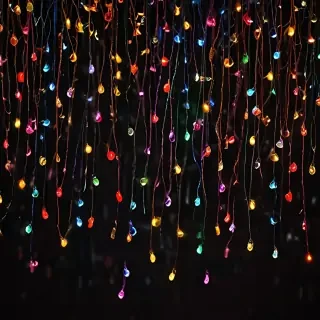 christmas lights iphone wallpaper