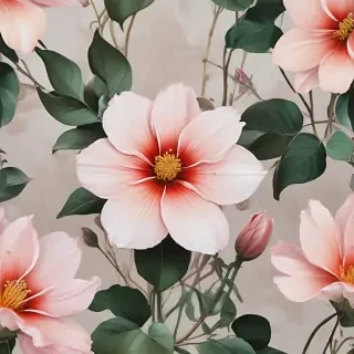 aesthetic flower painting