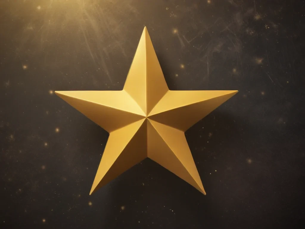 gold star background