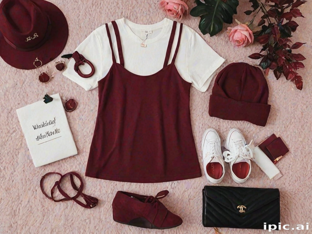 maroon aesthetic