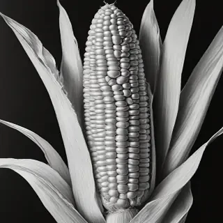 corn drawing