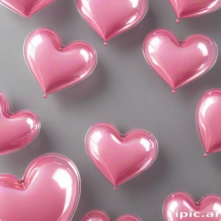 pink heart transparent