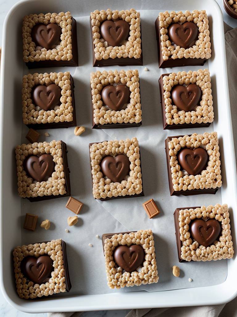 rice krispies chocolate and peanut butter
