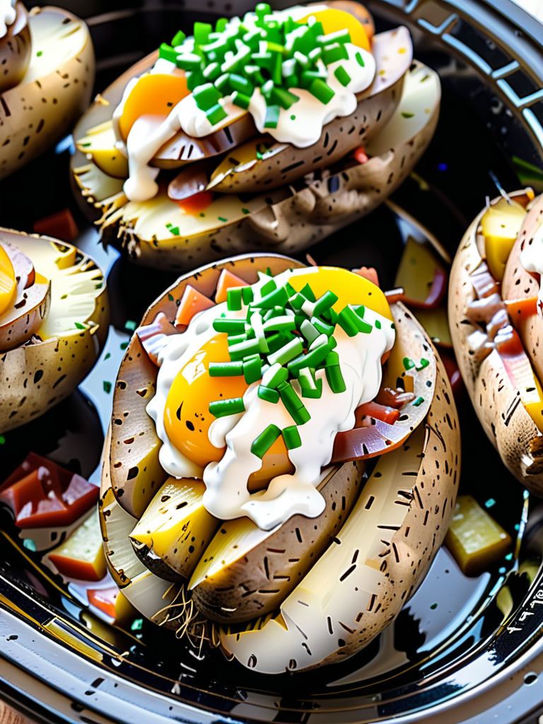 crock pot baked potatoes without foil