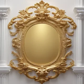 white & gold background