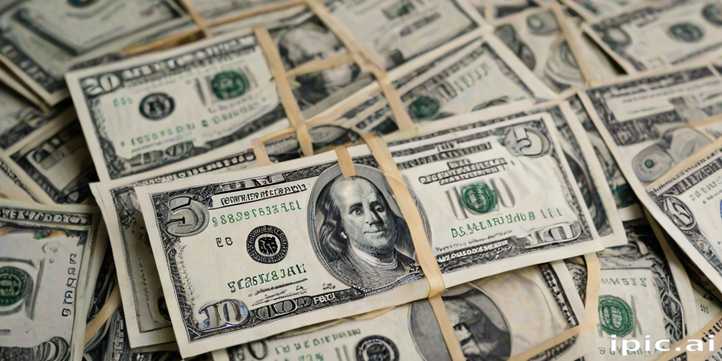 money with transparent background