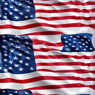 american flag waving png