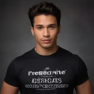 black tee png