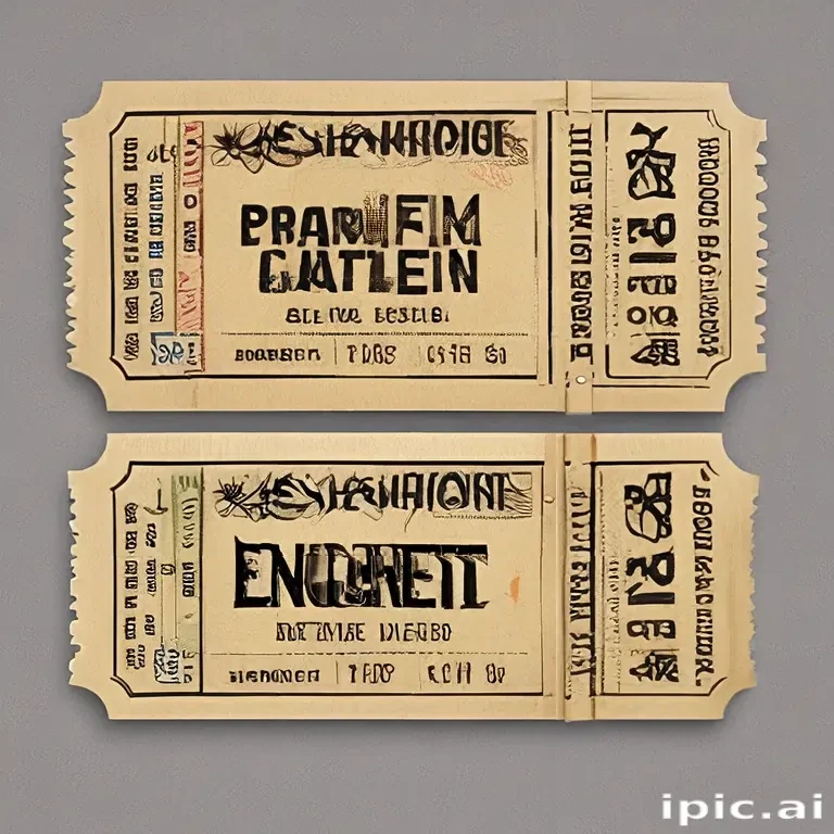 concert tickets png
