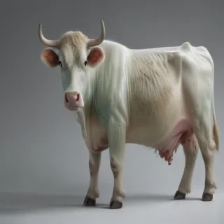 transparent cow