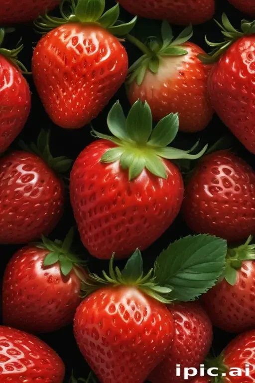 strawberry background aesthetic