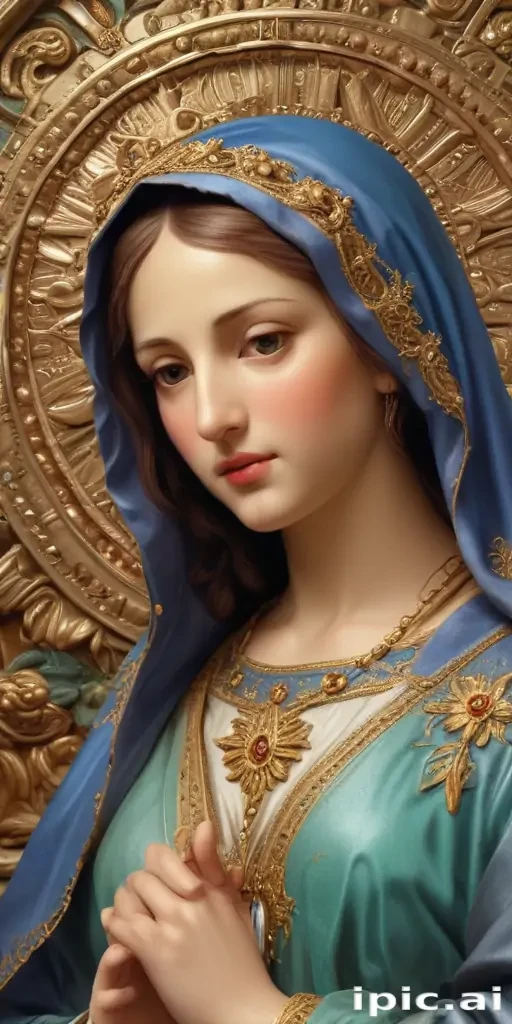 virgin mary clipart