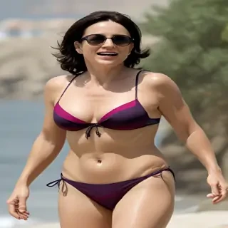 Julia Louis-Dreyfus in bikini