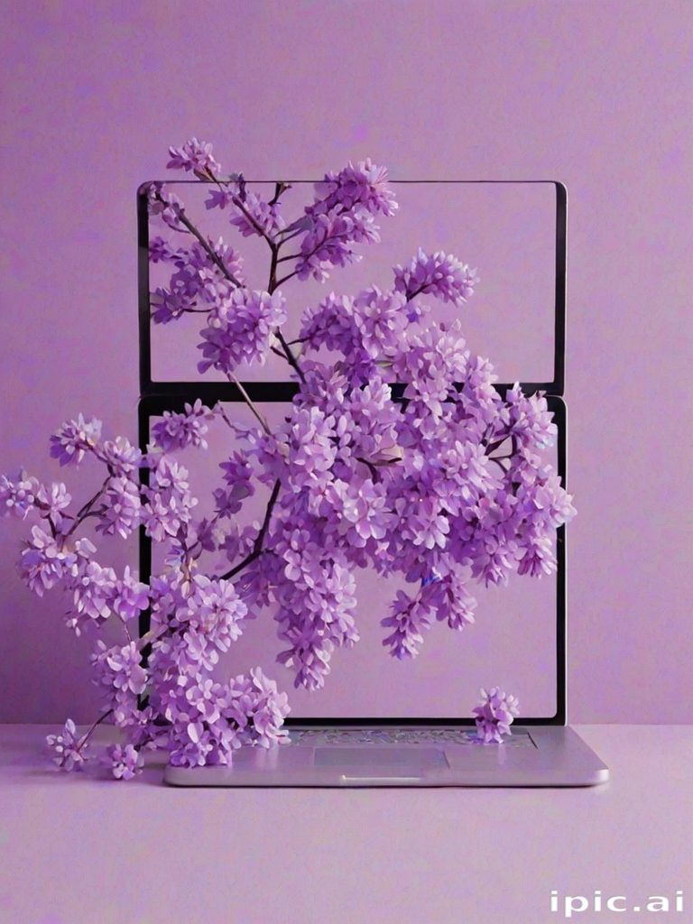 purple aesthetic wallpaper laptop
