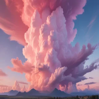 pink cloud aesthetic