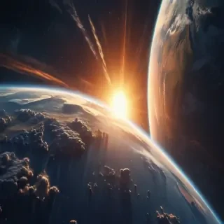 animated pic of earth