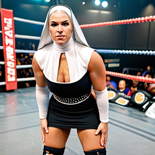 nun in pro wrestling otfit