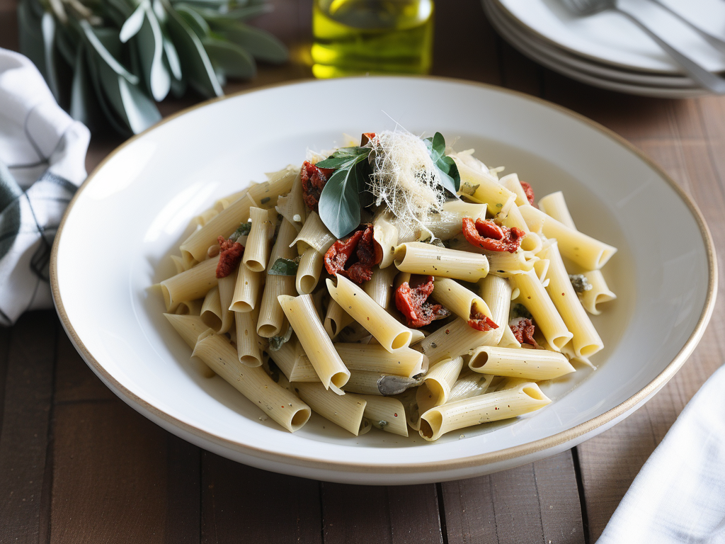 sundried tomato and artichoke pasta