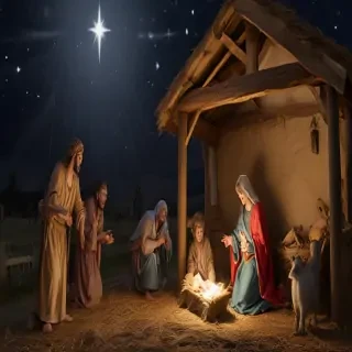 merry christmas nativity images free