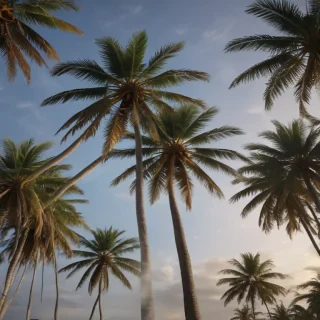 palm trees background