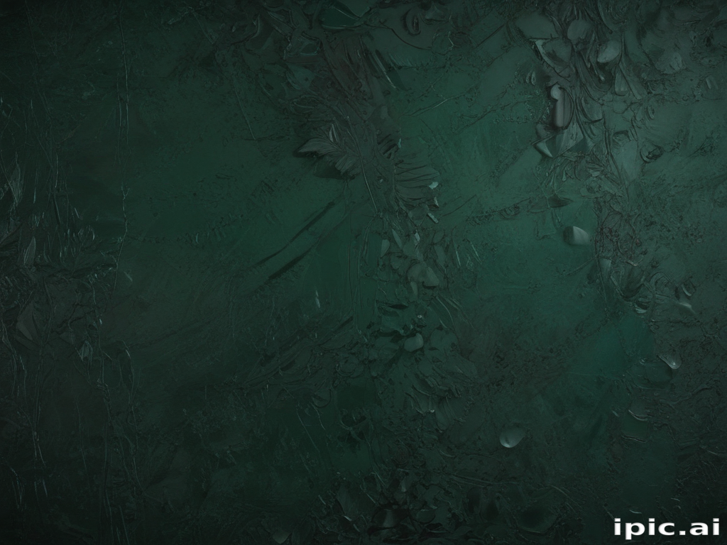 Textured Dark Green Background with Subtle Patterns and Depth Effects