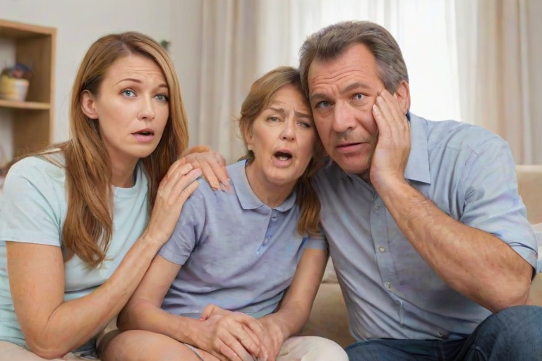 free pictures upset family