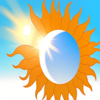 transparent background sun clipart