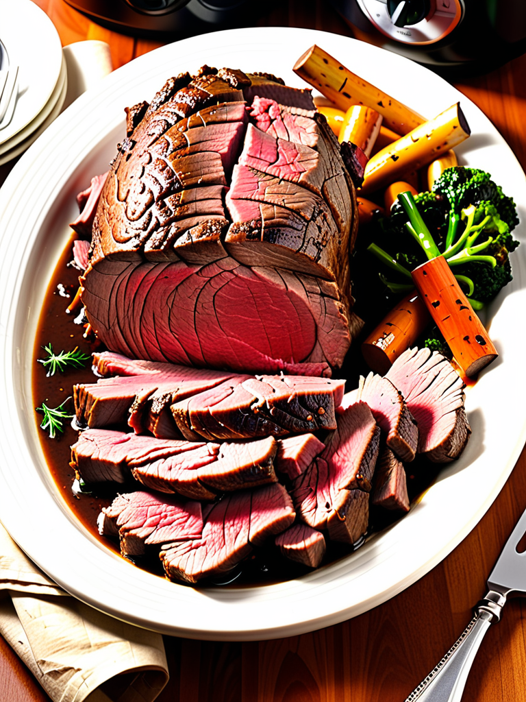recipe for sirloin tip roast in a crock pot