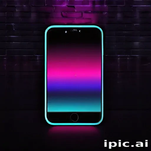 iphone neon wallpaper