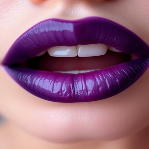 Ombre purple to lavender lips called "Twilight Cascade" blend seamlessly from dark to light, creating a captivating gradient effect for romantic and dreamy aesthetics