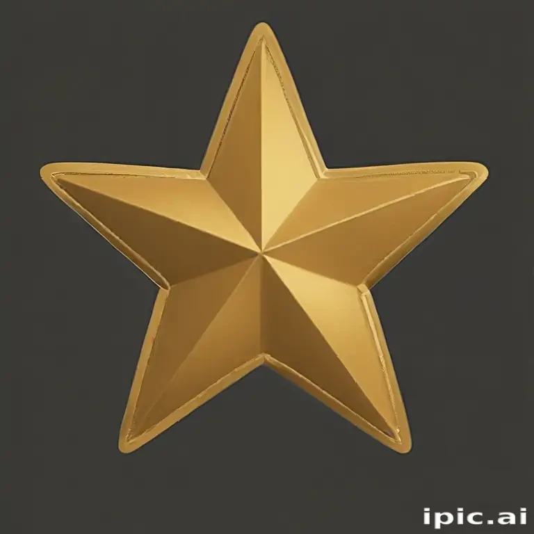 gold star sticker png