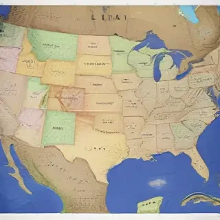 mapa usa