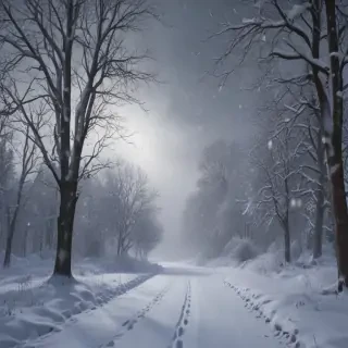snow falling png