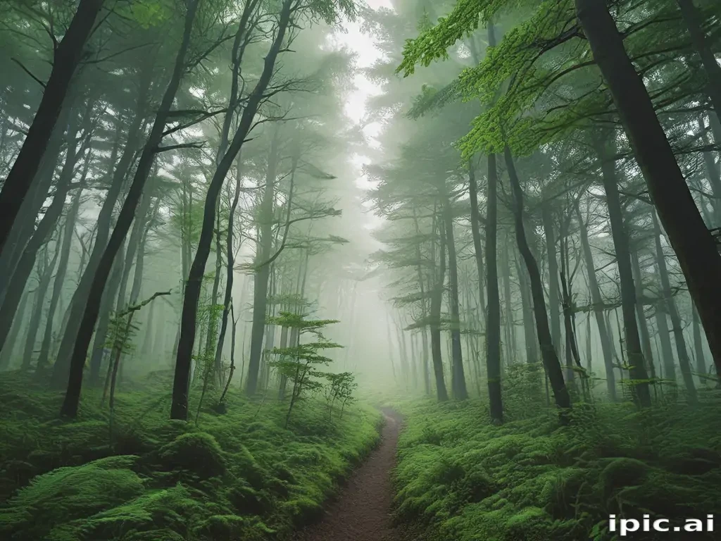 green forest aesthetic