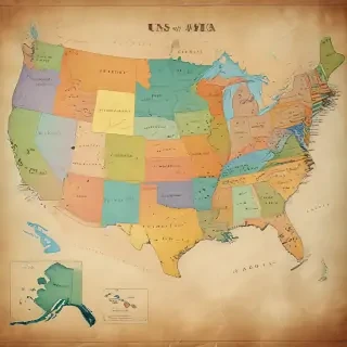 map of usa