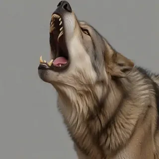 wolf howl png