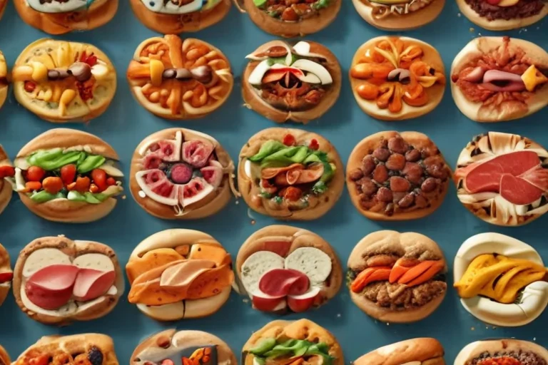 animated food