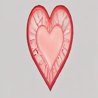 glow heart png