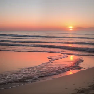 beach sunset aesthetic