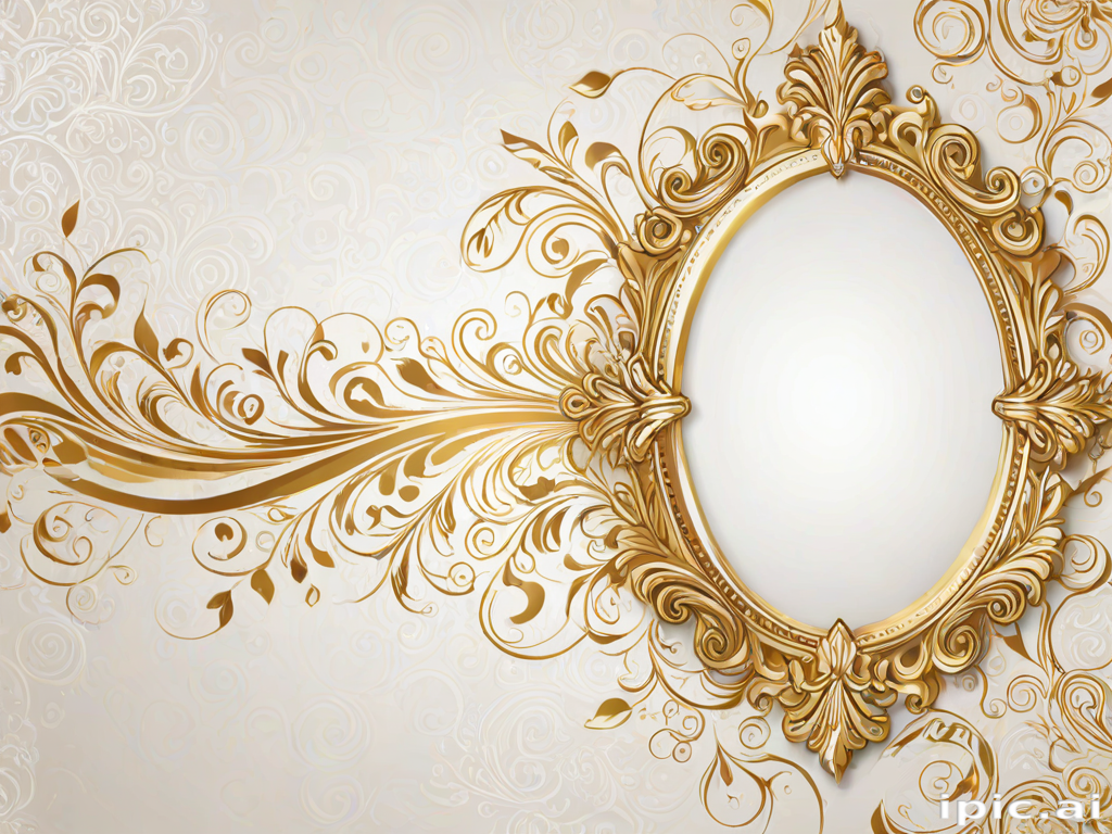 elegant white and gold background