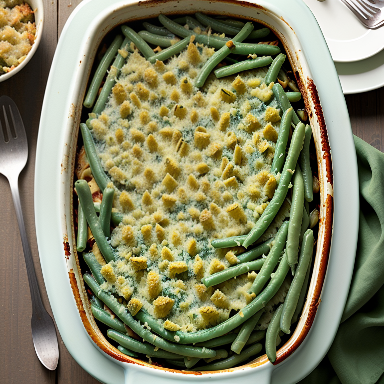 green bean & artichoke casserole