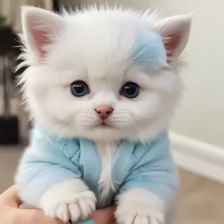 cute blue