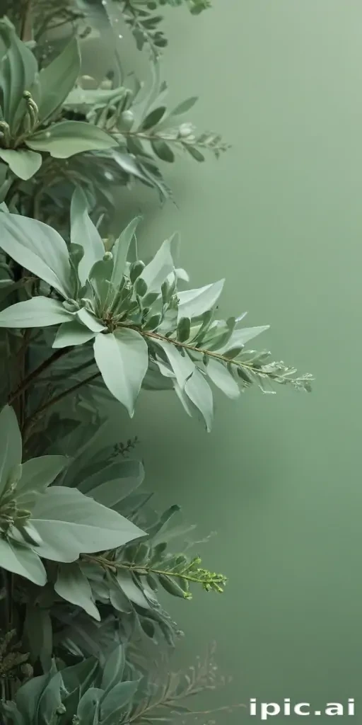 sage green background aesthetic