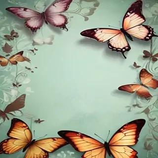 background with butterflies