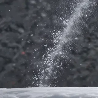 snow falling png