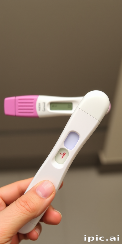 positive pregnancy test images