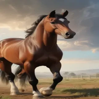 cartoon horses