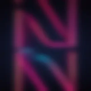 iphone neon wallpaper