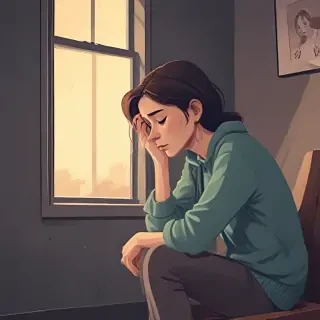 cartoon images of depression